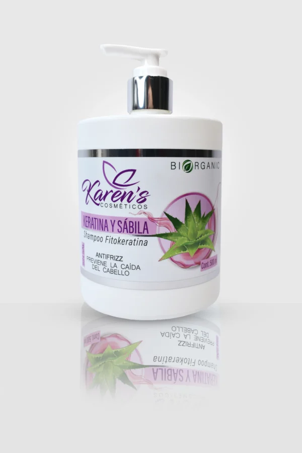 Shampoo Keratina y Sábila