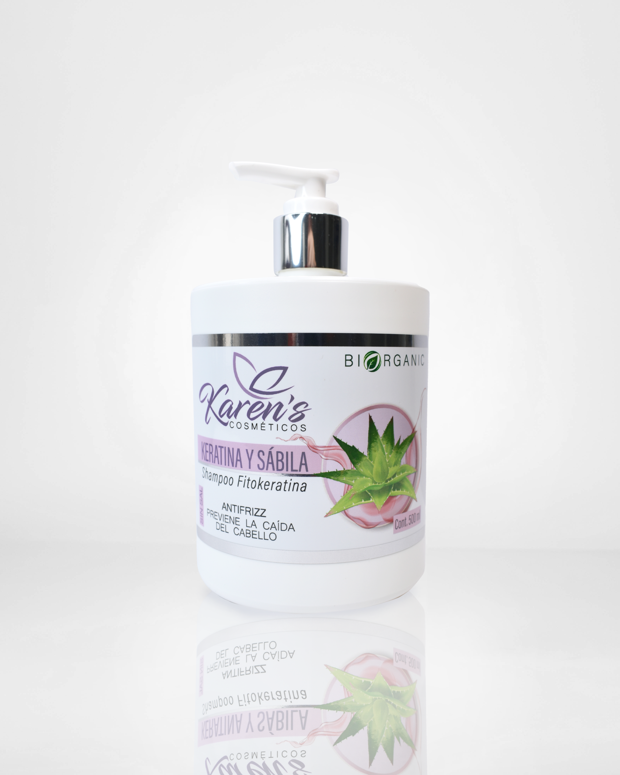 Shampoo Keratina y Sábila