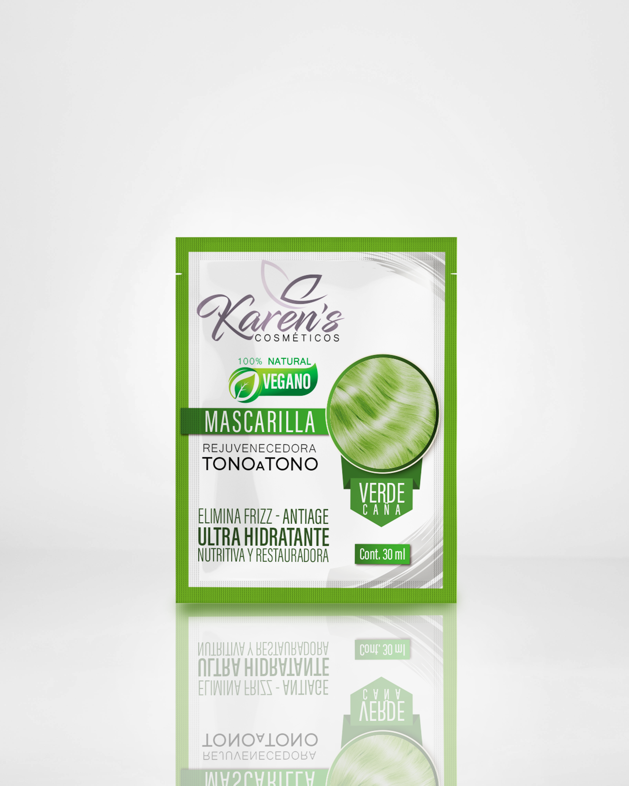 Mascarilla Rejuvenecedora - VERDE CAÑA - Imagen 4