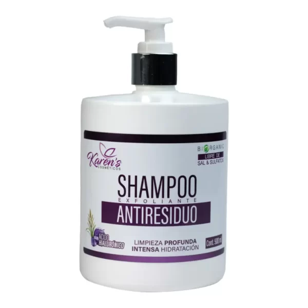 Shampoo Antirresiduos con Ácido Hialurónico