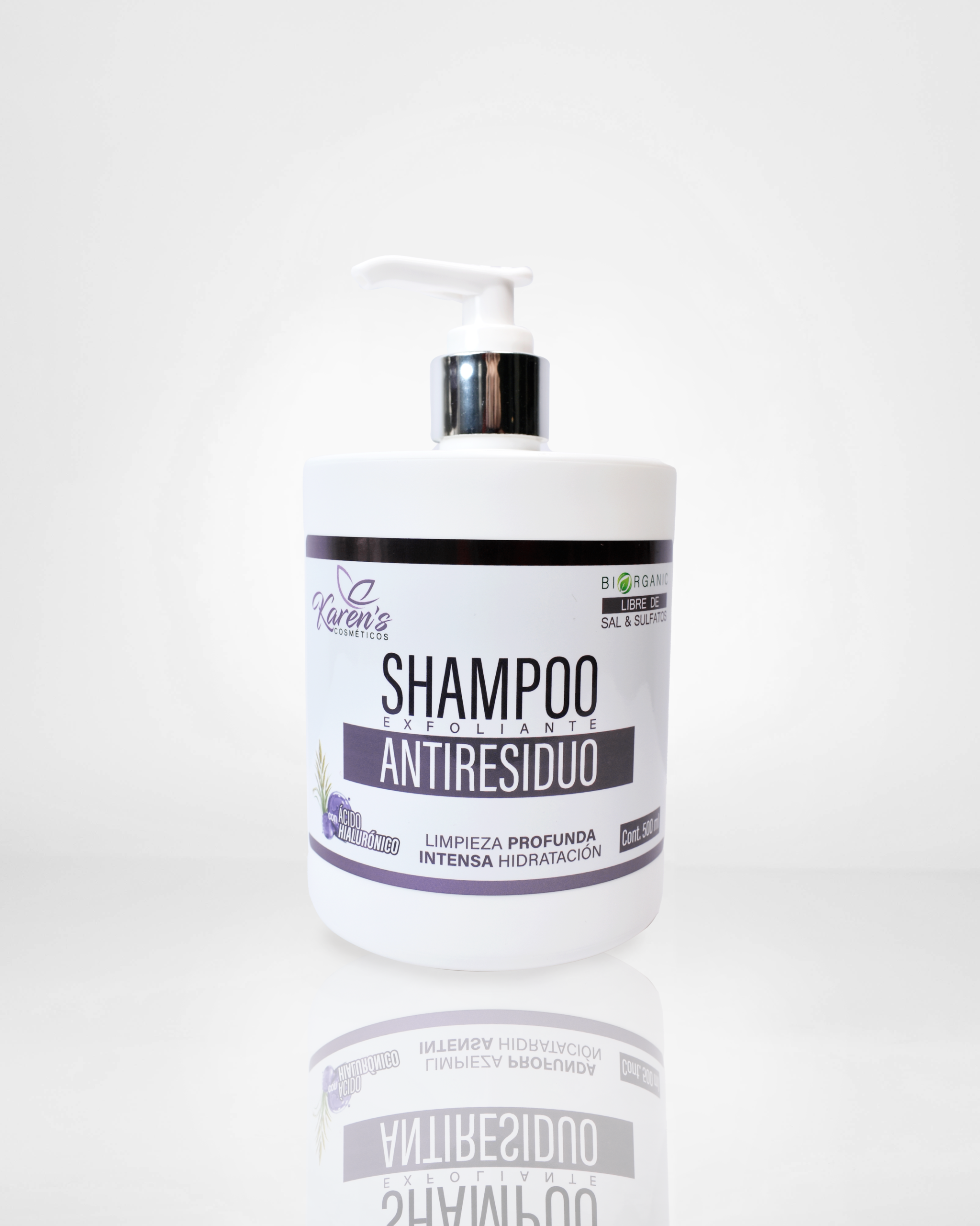 Shampoo Antirresiduos con Ácido Hialurónico